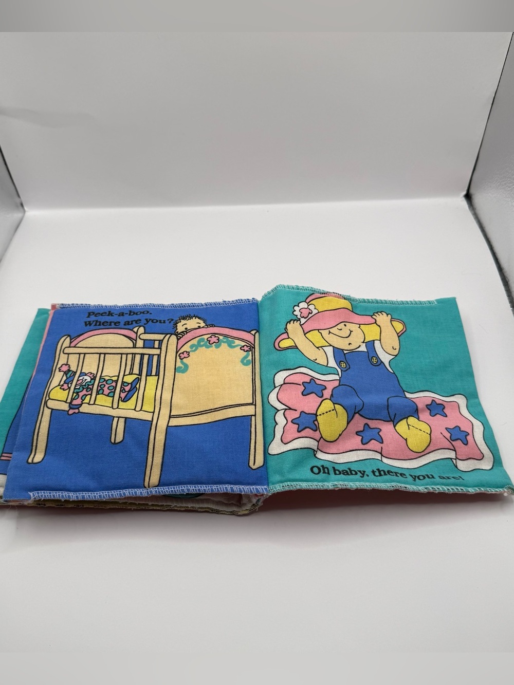 Vintage Grosset & Dunlap Soft Baby Book Peek A Boo